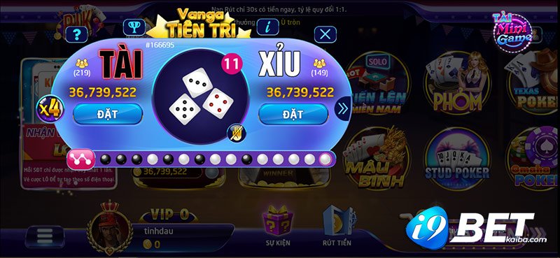 I9bet là một trong những nhà cái hàng đầu để chơi Tài Xỉu